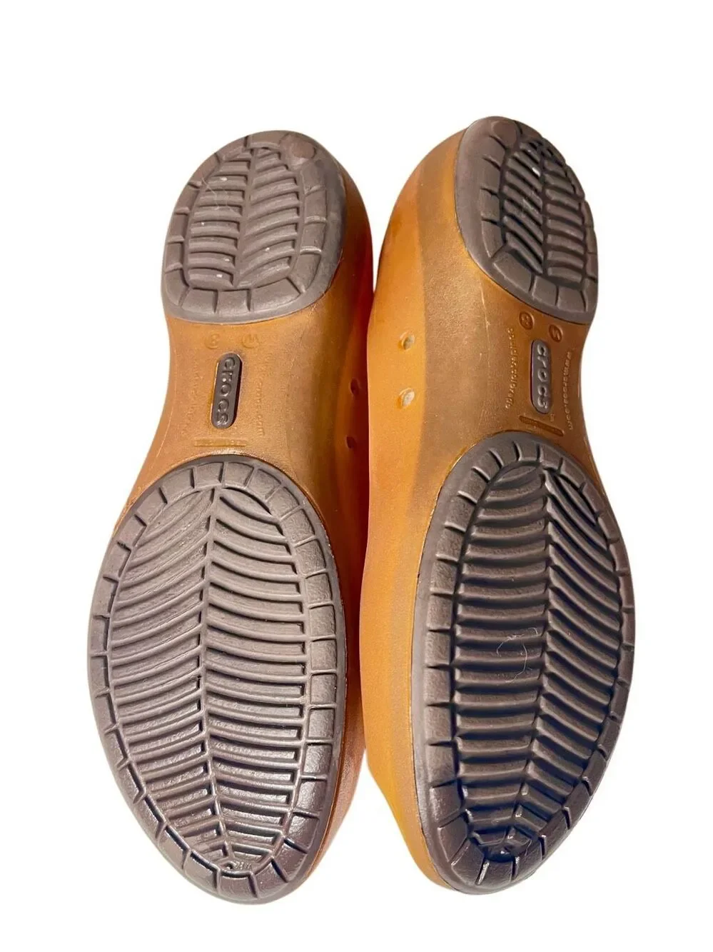 CROCS Women's Carlie Flat Size 8  Rubber Jelly Open Toe Slip On Shoe